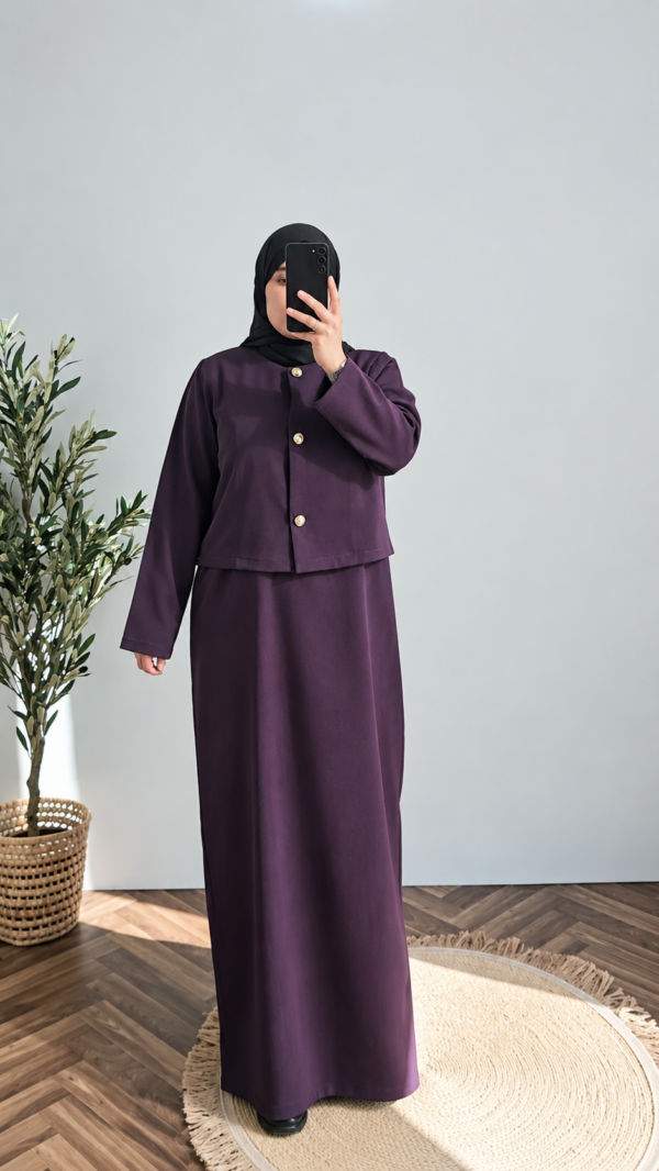 عباية + لافست