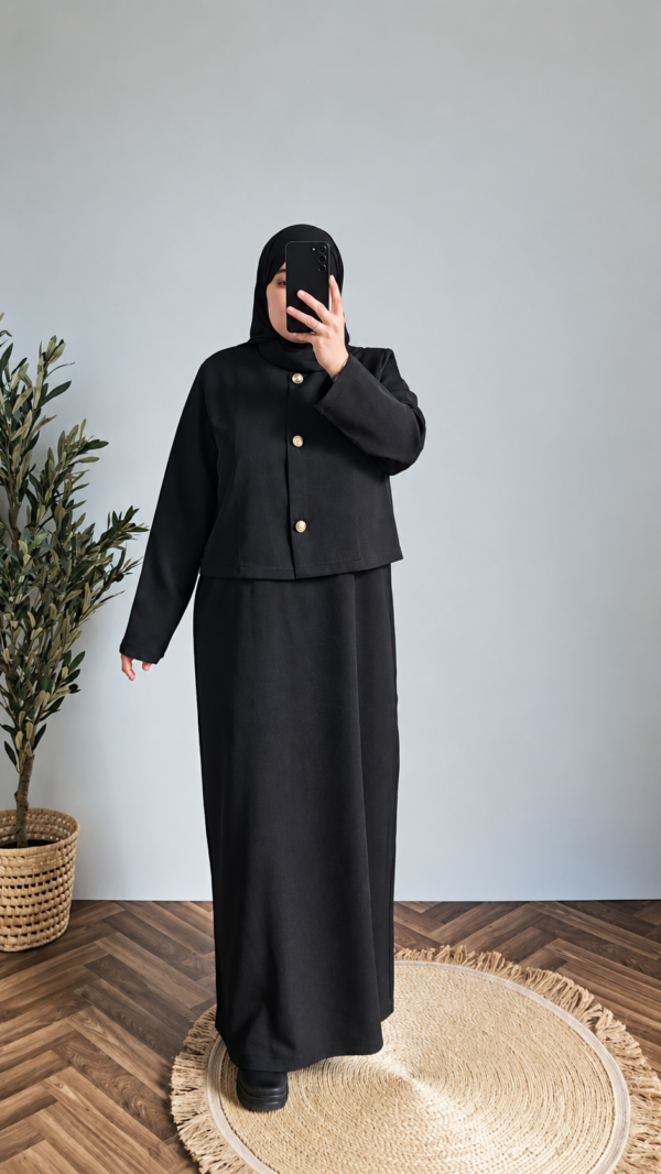 عباية + لافست