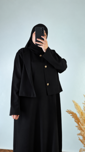 عباية + لافست